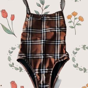 Burberry one piece swim